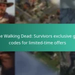 The Walking Dead: Survivors exclusive gift codes for limited-time offers