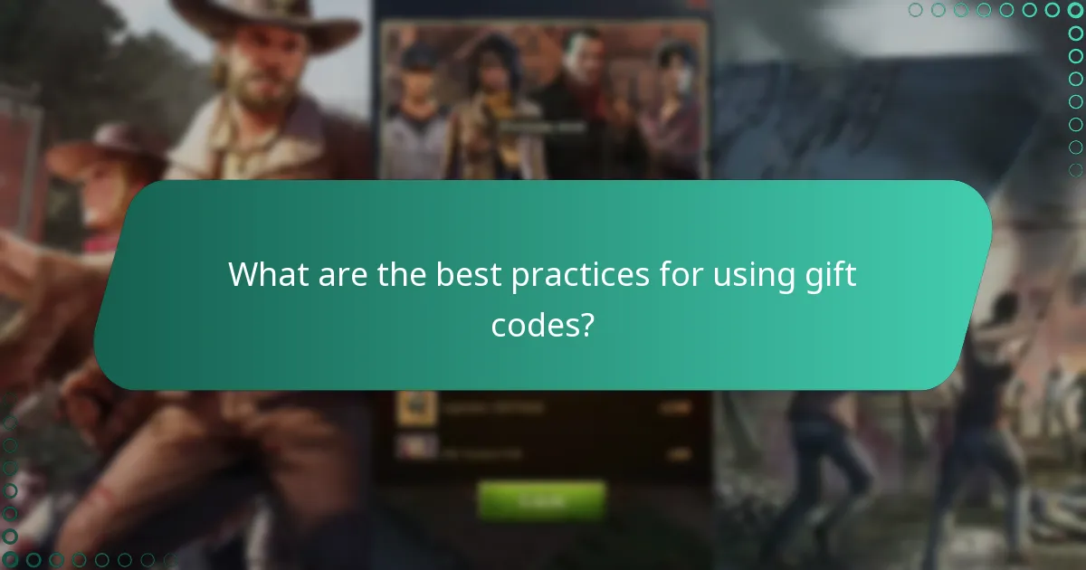 What are the best practices for using gift codes?