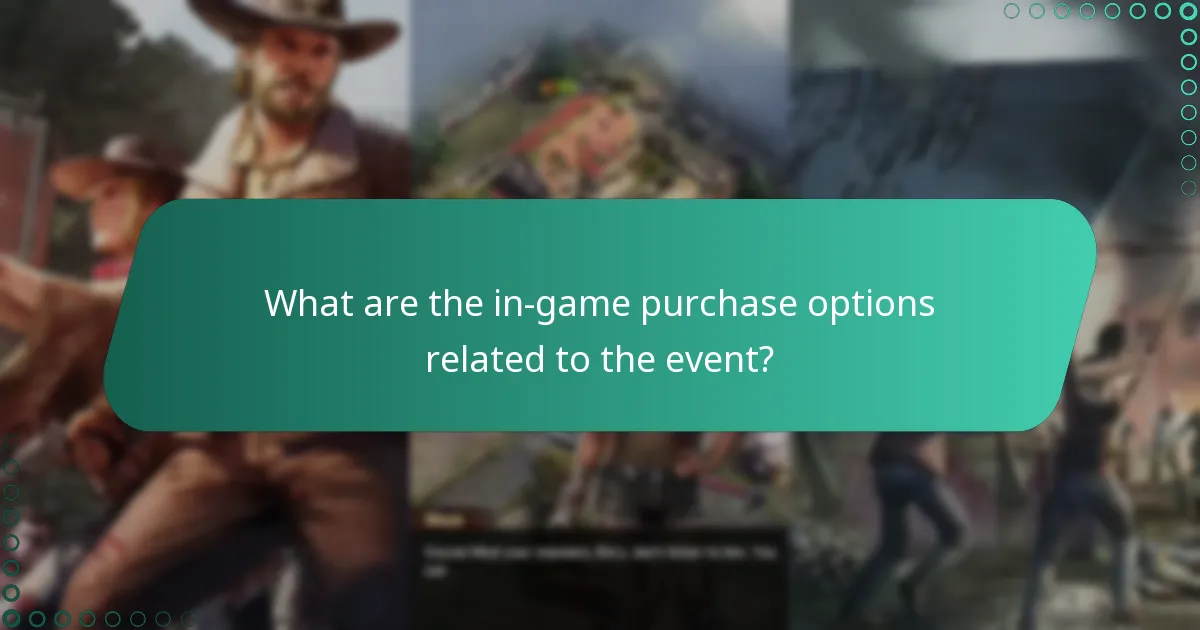 What are the in-game purchase options related to the event?